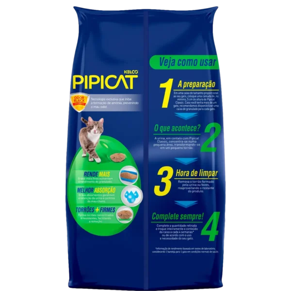7896273805878_PIPICAT_GRANULADO_SANITARIO_CLASSIC_OB_12KG_Back