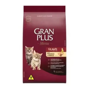 Ração Gran Plus Menu Gato Filhote Frango e Arroz 10,1Kg