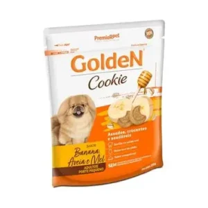 Cookie Golden Cães Adulto Banana Aveia e Mel 350g