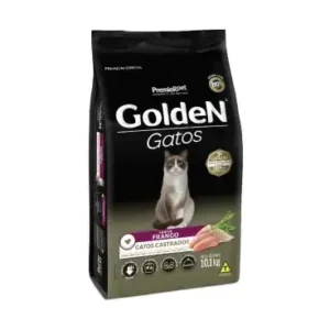 Ração Golden Fórmula Gatos Adultos Castrados Frango 10,1Kg