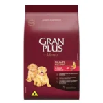 Ração Gran Plus Menu Cão Filhote Médio e Grande Carne e Arroz 15Kg